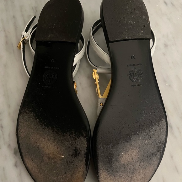 Versace Virtus White Sandals - Picture 2 of 2
